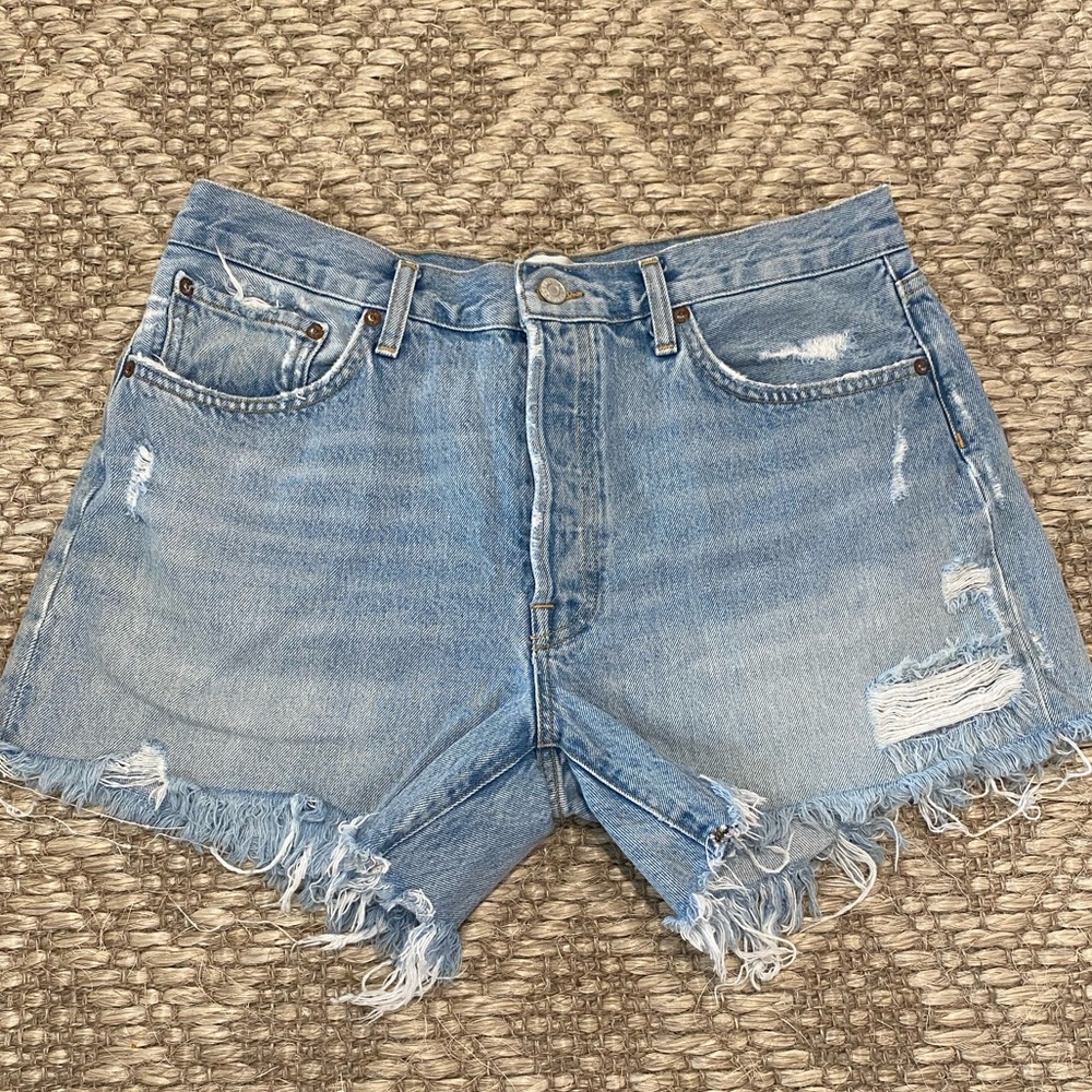 Agolde Parker Long Loose Shorts